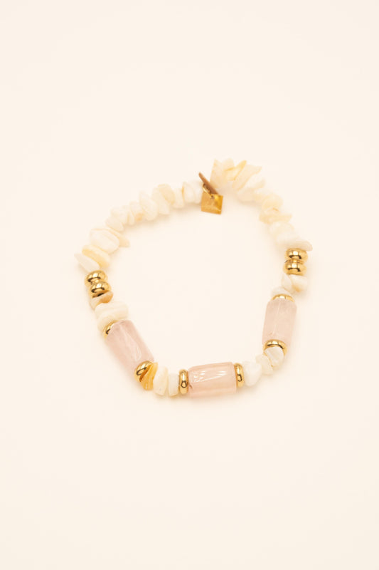 Le bracelet "Amberine" rose